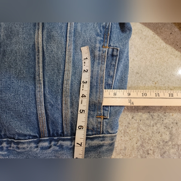 Vintage Harley Davidson Logo Denim Button Jean Jacket Unisex Men's Medium - Picture 13 of 13